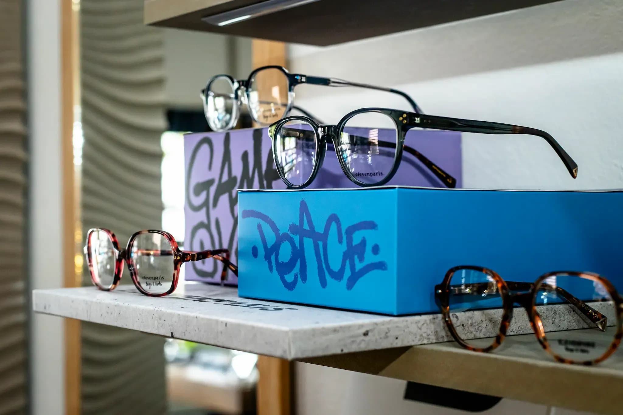 Des lunettes de style choisies avec soin